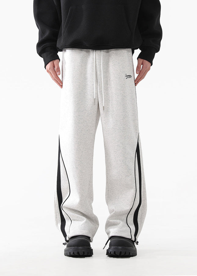 Grey Loose Fit Casual Sweatpants for Men - Unisex Sweatpants
