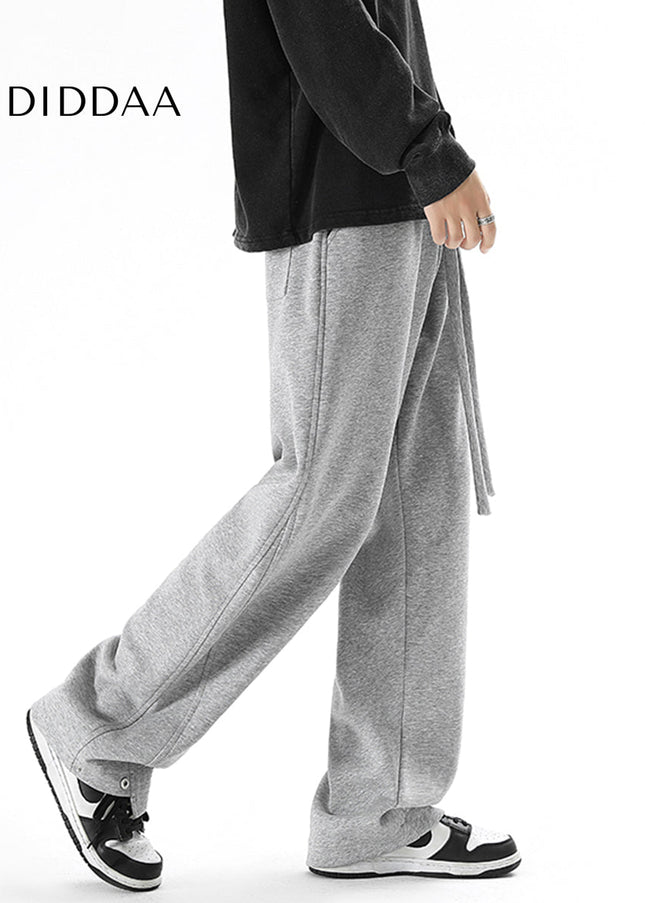 Grey Loose Fit Casual Sweatpants for Men - Unisex Sweatpants