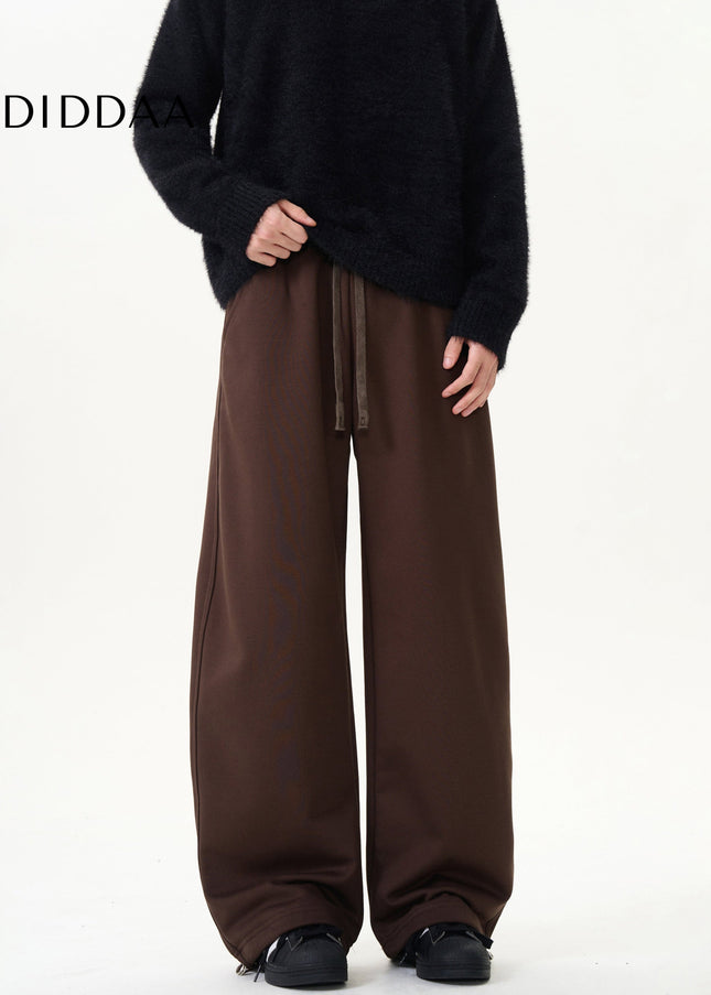 Grey Loose Fit Fleece Commuter Sweatpants Unisex - Unisex Sweatpants