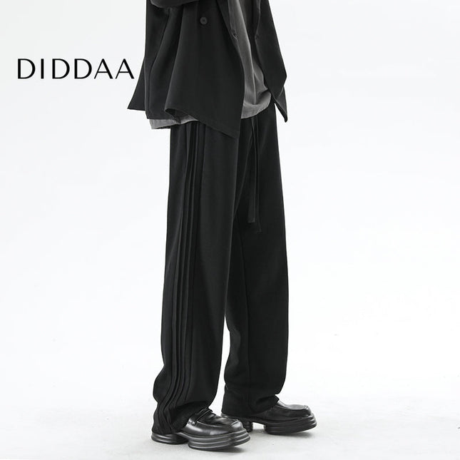 Grey Loose Fit Plus Size Sweatpants for Men - M / Black - Unisex Sweatpants