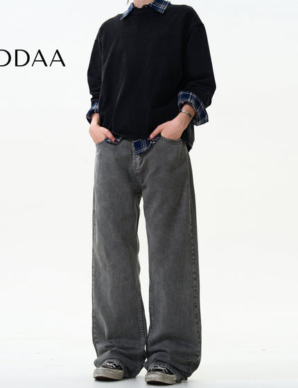 Grey Loose Fit Vintage Jeans for Men and Women - S / Grey - Men’s Jeans
