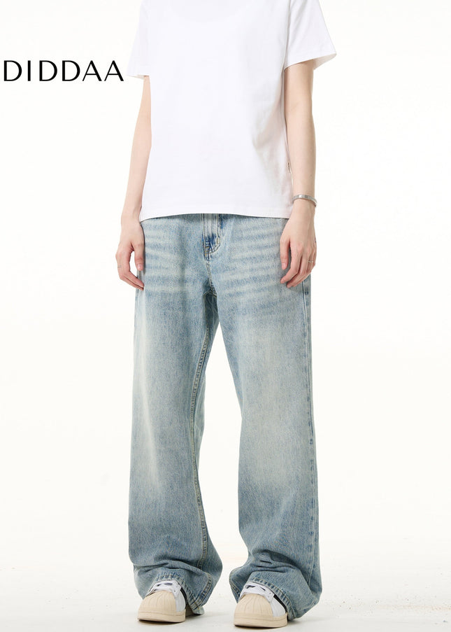 Ice Blue Distressed Bootcut Jeans for Men and Women - Men’s Jeans