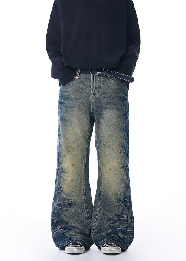 Indigo Handmade Micro Pull Straight Jeans for All - Men’s Jeans