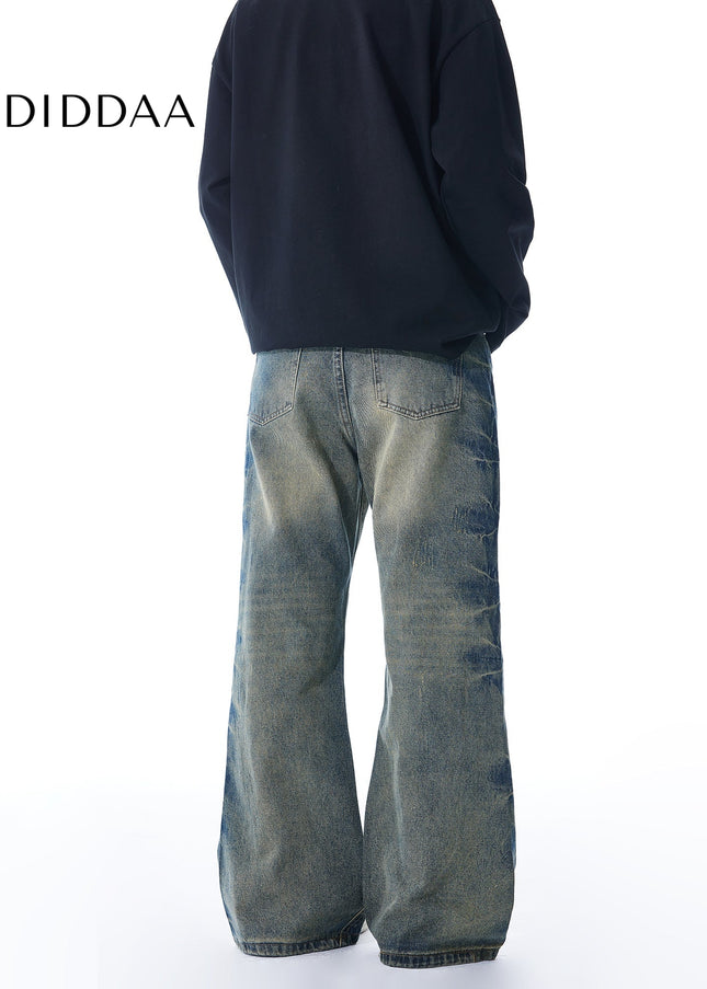 Indigo Handmade Micro Pull Straight Jeans for All - Men’s Jeans