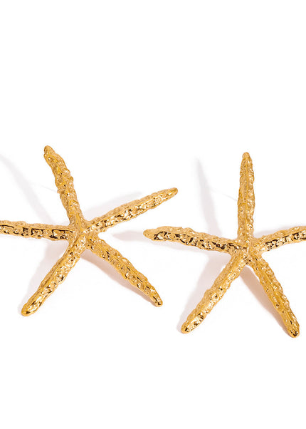 Jieding European and American stainless steel earrings, light luxury, high-end earrings, women's niche design earrings, titanium steel jewelry, cross-border