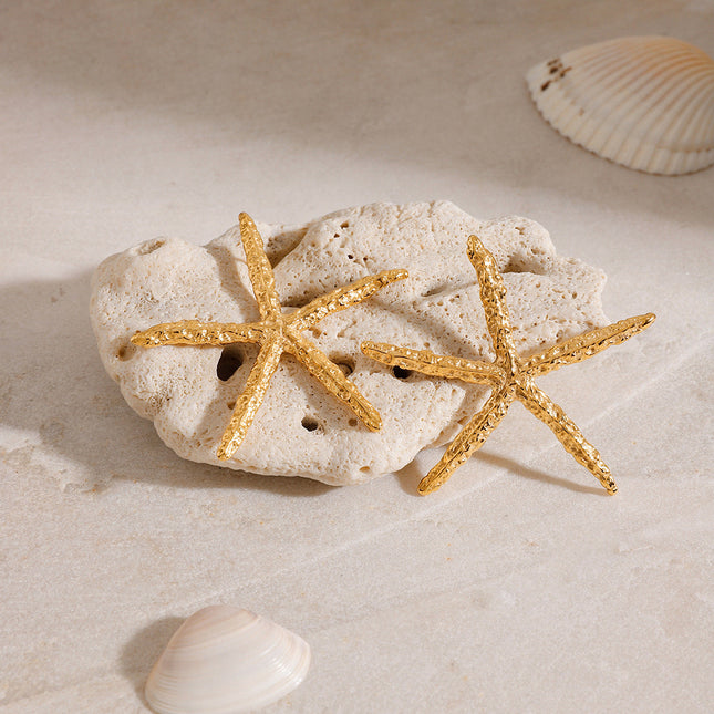 Jieding European and American stainless steel earrings, light luxury, high-end earrings, women's niche design earrings, titanium steel jewelry, cross-border