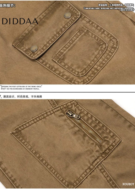 Khaki Cleanfit Bootcut Cargo Pants for Men 2024 - Men’s Jeans