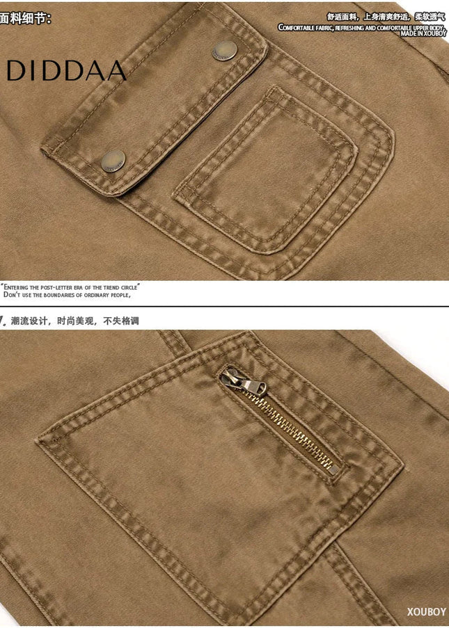 Khaki Cleanfit Bootcut Cargo Pants for Men 2024 - Men’s Jeans