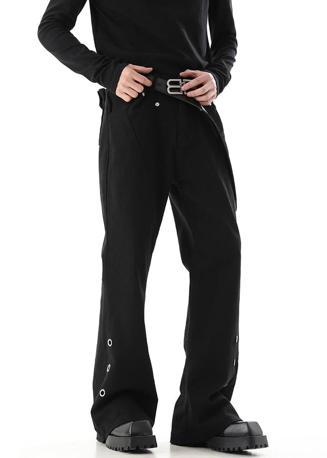 Khaki Detachable Pocket Cargo Pants for Men - Men’s Jeans