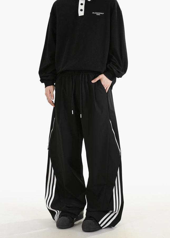 Khaki Loose Fit Casual Trousers for Men Spring Fashion - Unisex Sweatpants