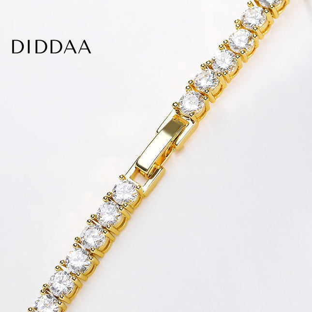 Lache Bracelet | Gold Silver Zirconia Women’s Tennis Bracelet - Bracelets