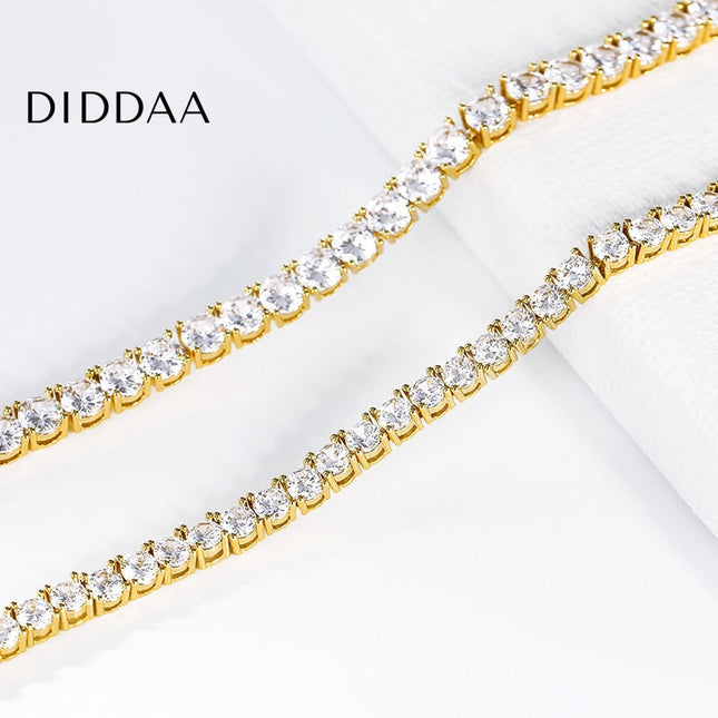 Lache Bracelet | Gold Silver Zirconia Women’s Tennis Bracelet - Bracelets