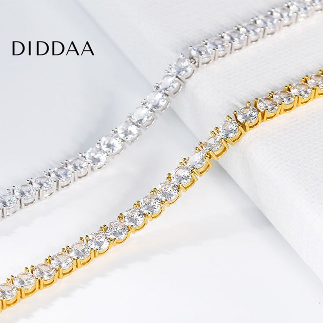 Lache Bracelet | Gold Silver Zirconia Women’s Tennis Bracelet - Bracelets