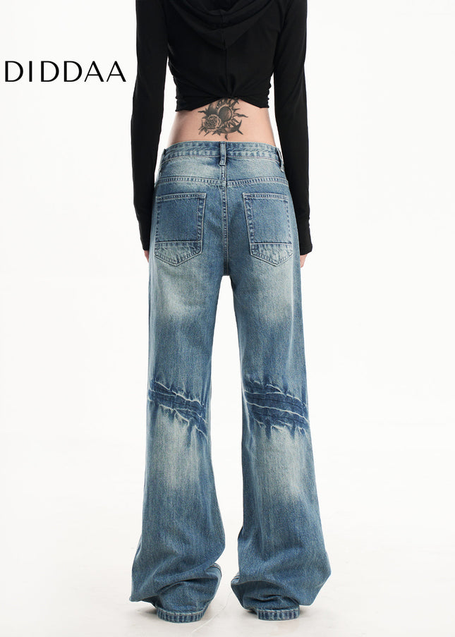 Light Blue High Waist Bootcut Jeans for Women - Women’s Jeans