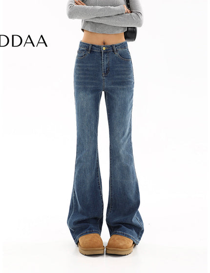 Light Blue High-Waisted Slim Bootcut Jeans Women’s 2025 - S / Blue - Women’s Jeans