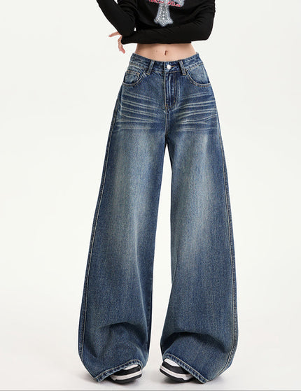 Light Blue High-Waisted Wide-Leg Jeans for Women - Women’s Jeans