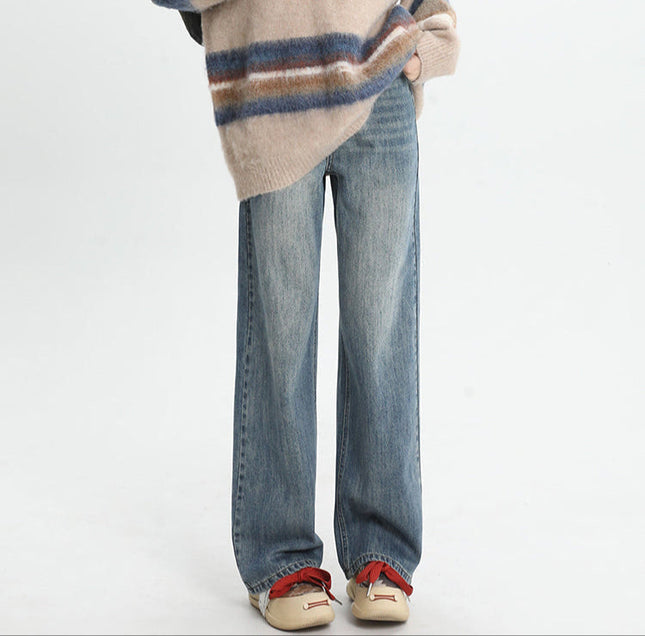 Light Blue High-Waisted Wide-Leg Jeans for Women - Women’s Jeans