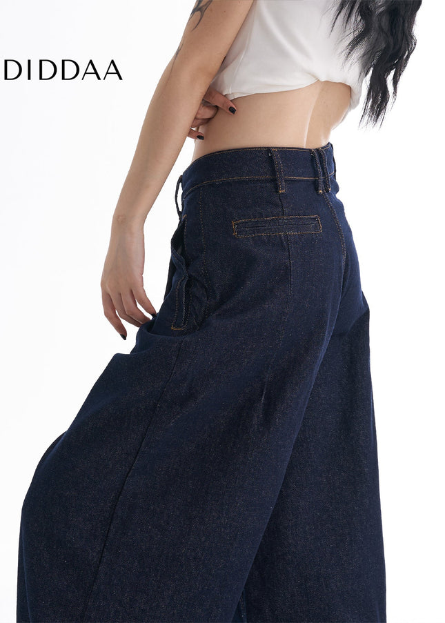 Light Blue High-Waisted Wide-Leg Jeans for Women - Women’s Jeans