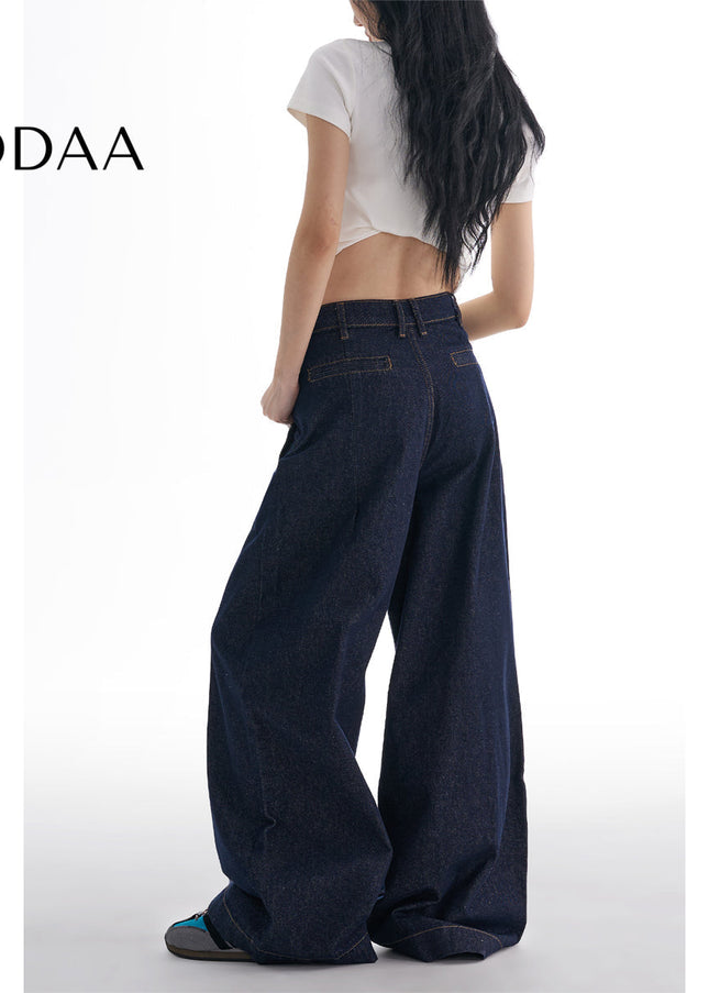 Light Blue High-Waisted Wide-Leg Jeans for Women - Women’s Jeans