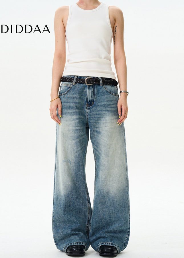 Light Blue Loose Fit Bootcut Jeans for Men - Men’s Jeans