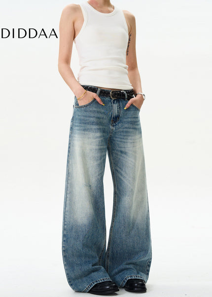 Light Blue Loose Fit Bootcut Jeans for Men - Men’s Jeans