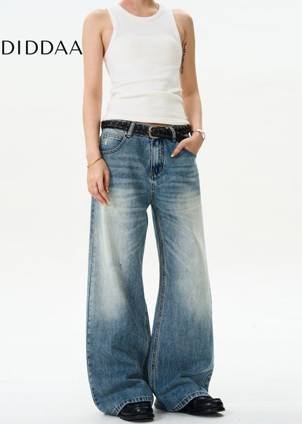 Light Blue Loose Fit Bootcut Jeans for Men - Men’s Jeans