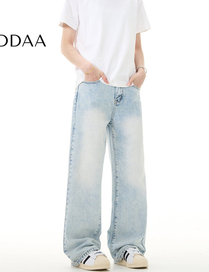 Light Blue Loose Fit Vintage Jeans for Men and Women - S / Light Blue - Men’s Jeans