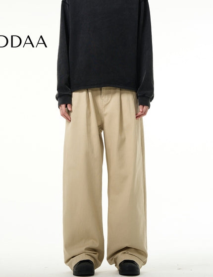 Light Blue Loose Fit Wide Leg Jeans for Men and Women - XS / Khaki - Men’s Jeans