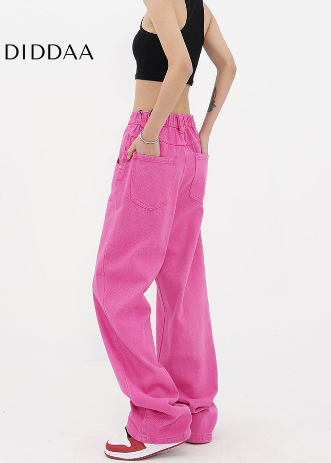 Light Blue Loose High Waist Wide Leg Jeans - Women’s Jeans