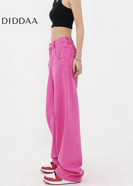 Light Blue Loose High Waist Wide Leg Jeans - Women’s Jeans