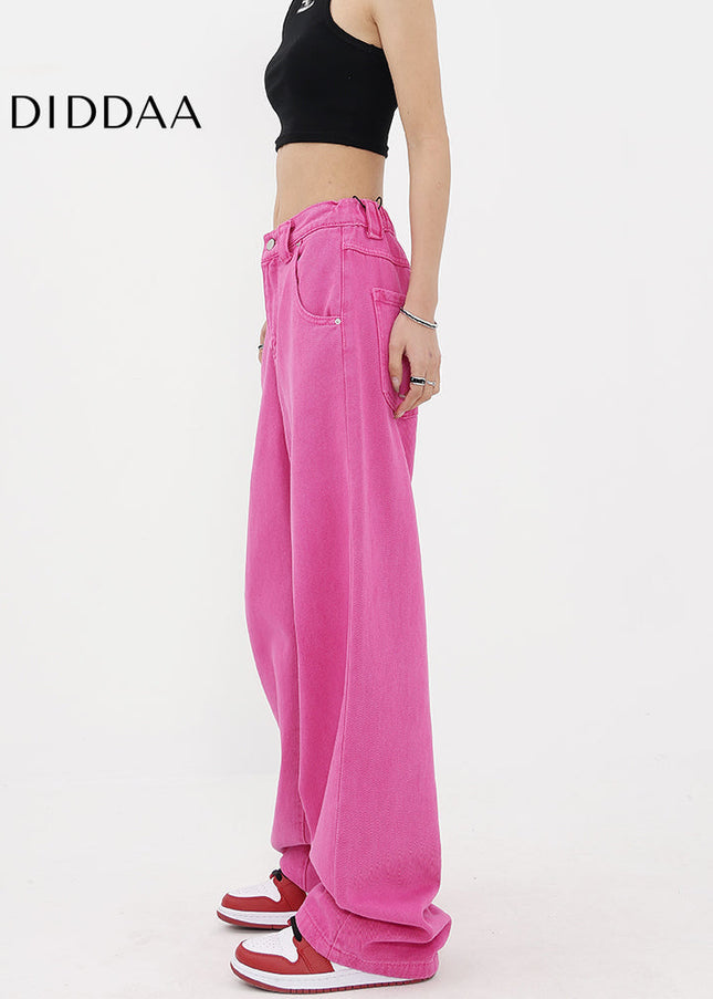 Light Blue Loose High Waist Wide Leg Jeans - Women’s Jeans