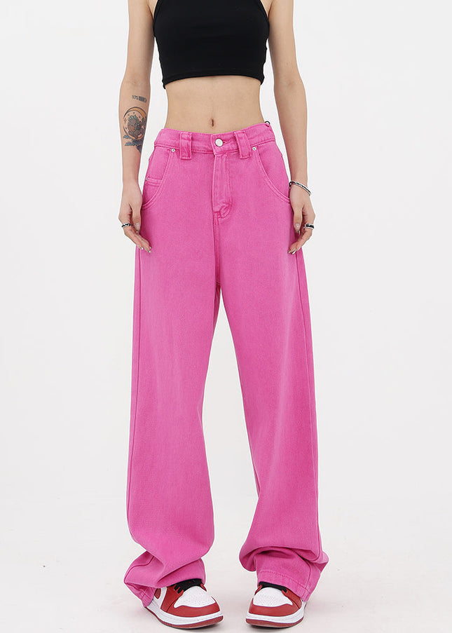 Light Blue Loose High Waist Wide Leg Jeans - Women’s Jeans