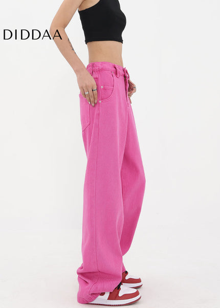 Light Blue Loose High Waist Wide Leg Jeans - Women’s Jeans