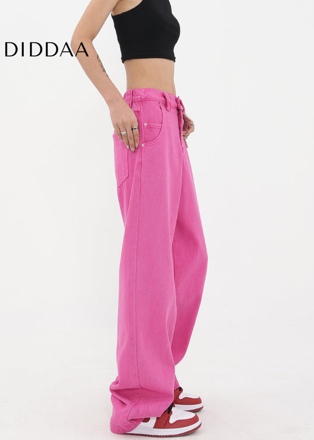 Light Blue Loose High Waist Wide Leg Jeans - Women’s Jeans