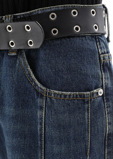 Light Blue Loose Wash Slim Flared Jeans Men’s Autumn Retro - Men’s Jeans