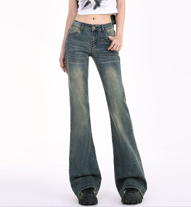 Light Blue Low-Waisted Bootcut Jeans for Women 2025 - Women’s Jeans
