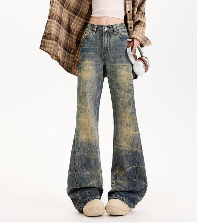 Light Blue Low-Waisted Bootcut Jeans for Women - Women’s Jeans