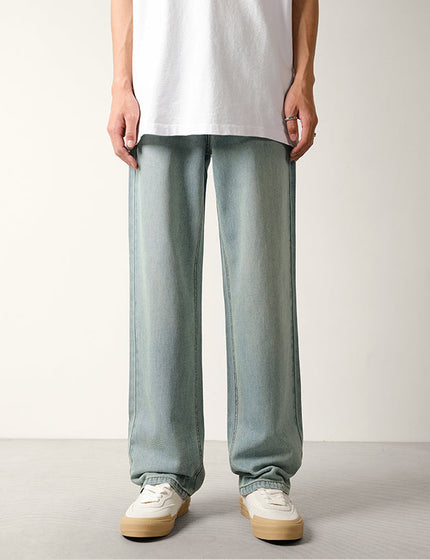 Light Blue Nostalgic Wash Loose Fit Jeans - 28 / Light Blue - Men’s Jeans