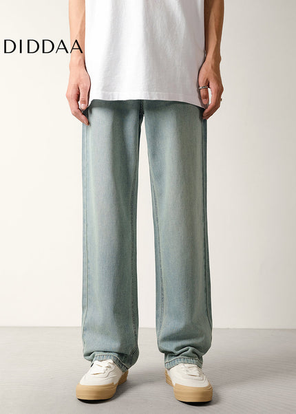 Light Blue Nostalgic Wash Loose Fit Jeans - Men’s Jeans