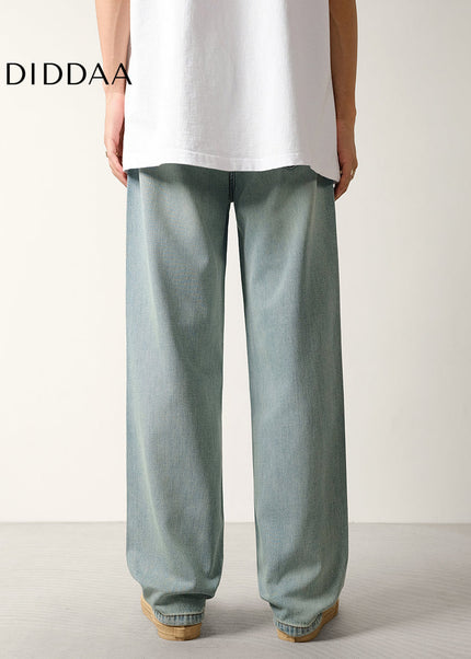 Light Blue Nostalgic Wash Loose Fit Jeans - Men’s Jeans