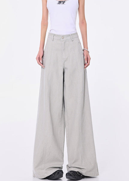 Light Blue Retro Straight Jeans Women’s Loose Casual Pants - Women’s Jeans