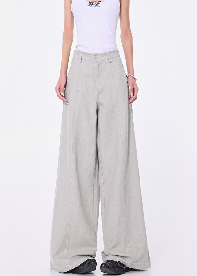 Light Blue Retro Straight Jeans Women’s Loose Casual Pants - Women’s Jeans