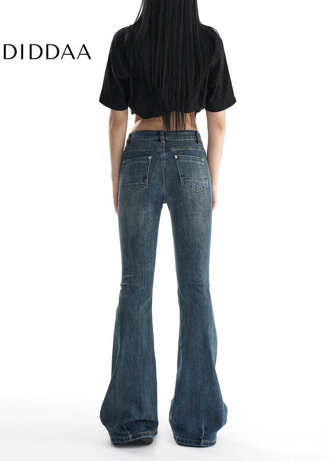 Light Blue Slim Fit Low Rise Jeans Women’s Trousers - Women’s Jeans