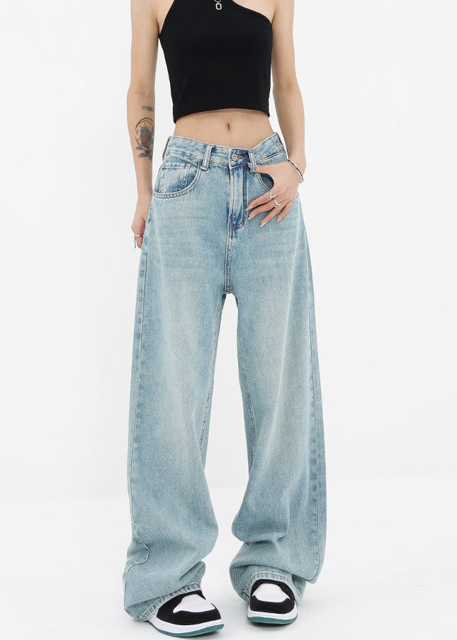 Light Blue Super Soft Wide Leg Jeans for Women - Women’s Jeans