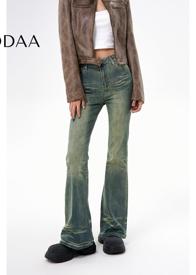 Light Blue Versatile Bootcut High Street Jeans Women - XS / Vintage Blue - Women’s Jeans