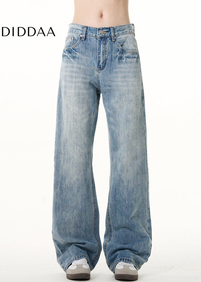 Light Blue Vintage Bootcut Jeans for Men and Women - Men’s Jeans