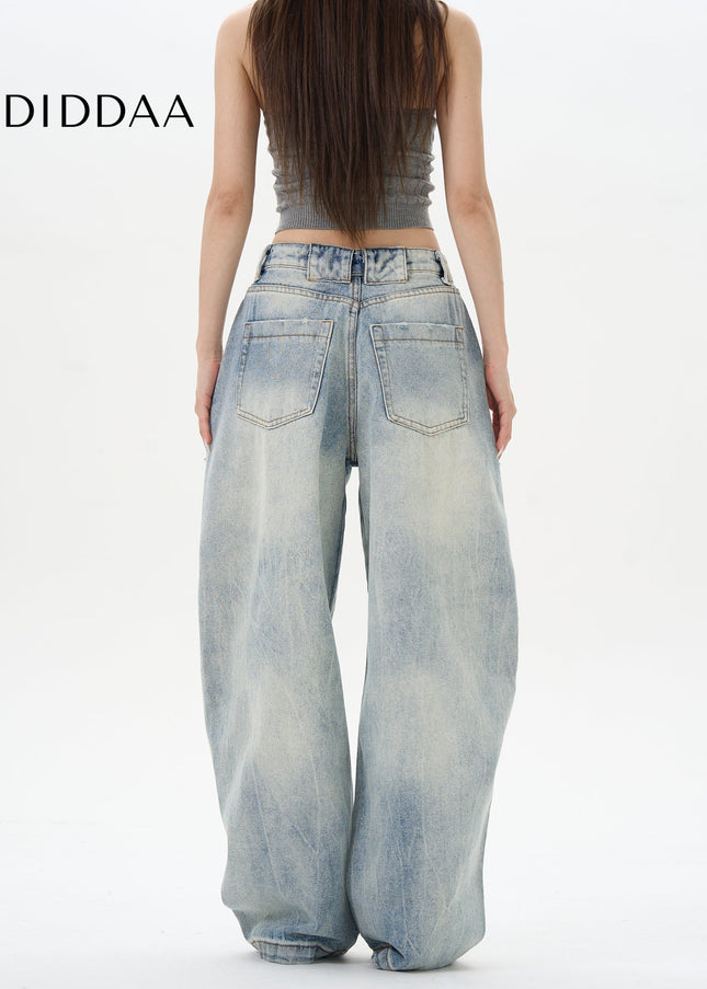 Light-Colored Retro Slub Scimitar Jeans for Men - Women’s Jeans