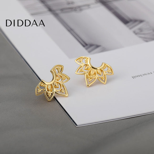 Lucifer Earrings | Gold Simple Stud Earrings - Earrings
