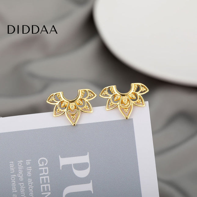 Lucifer Earrings | Gold Simple Stud Earrings - Earrings
