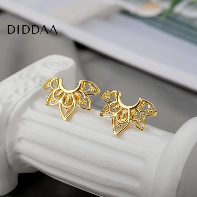 Lucifer Earrings | Gold Simple Stud Earrings - Earrings